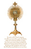 Eucharistic Adoration Prayer Card